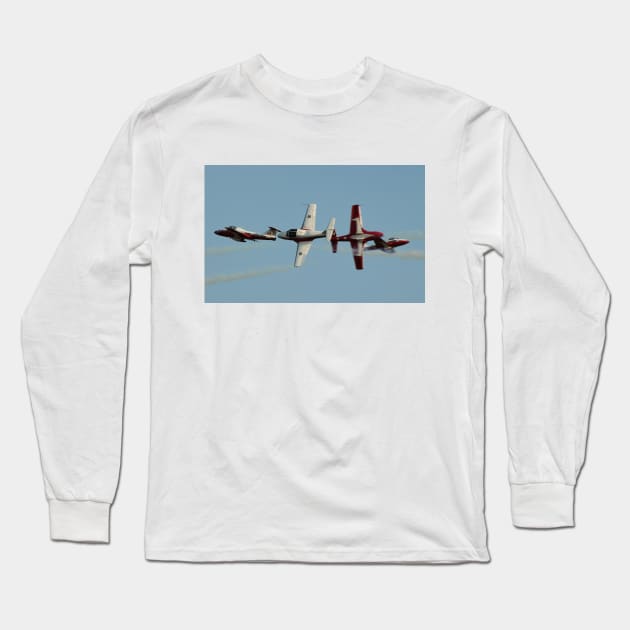 RCAF Snowbirds Crossing Long Sleeve T-Shirt by acefox1